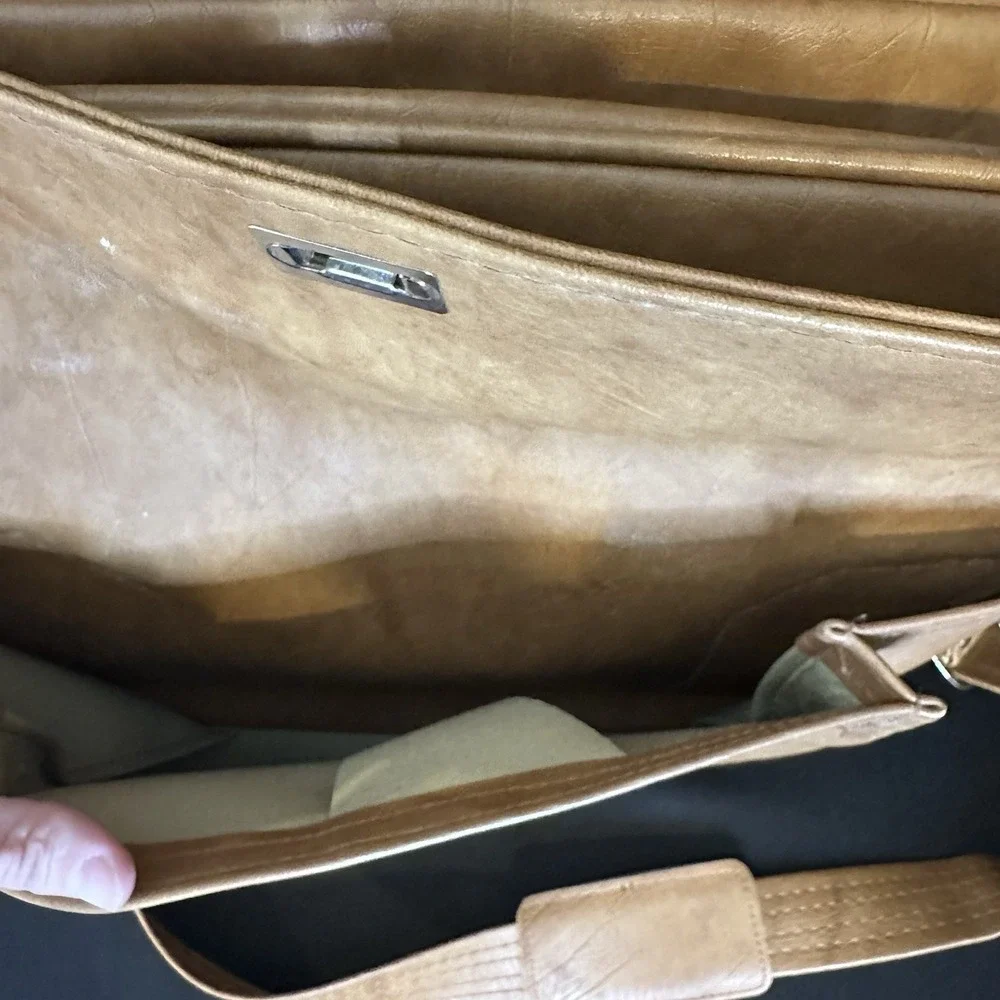 Vintage Samsonite Profile Brown Overnight Carry-On Luggage Bag Retro Mid Century